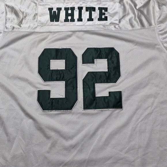 Mitchell & Ness Throwbacks Sewn Stitched Reggie White #92 White Jersey size 58 - Picture 7 of 11